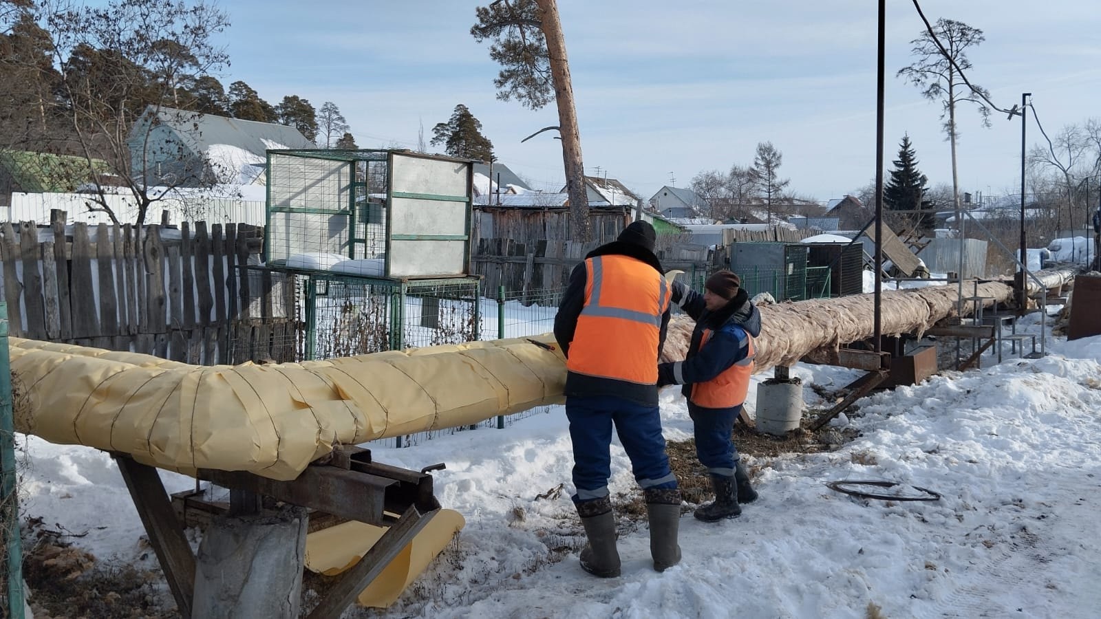 Специалисты ШТС в 2024 году обновили более 9 км тепловой изоляции